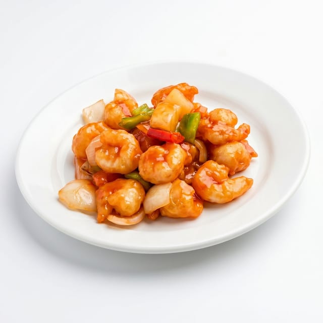Sweet N' Sour Prawns.