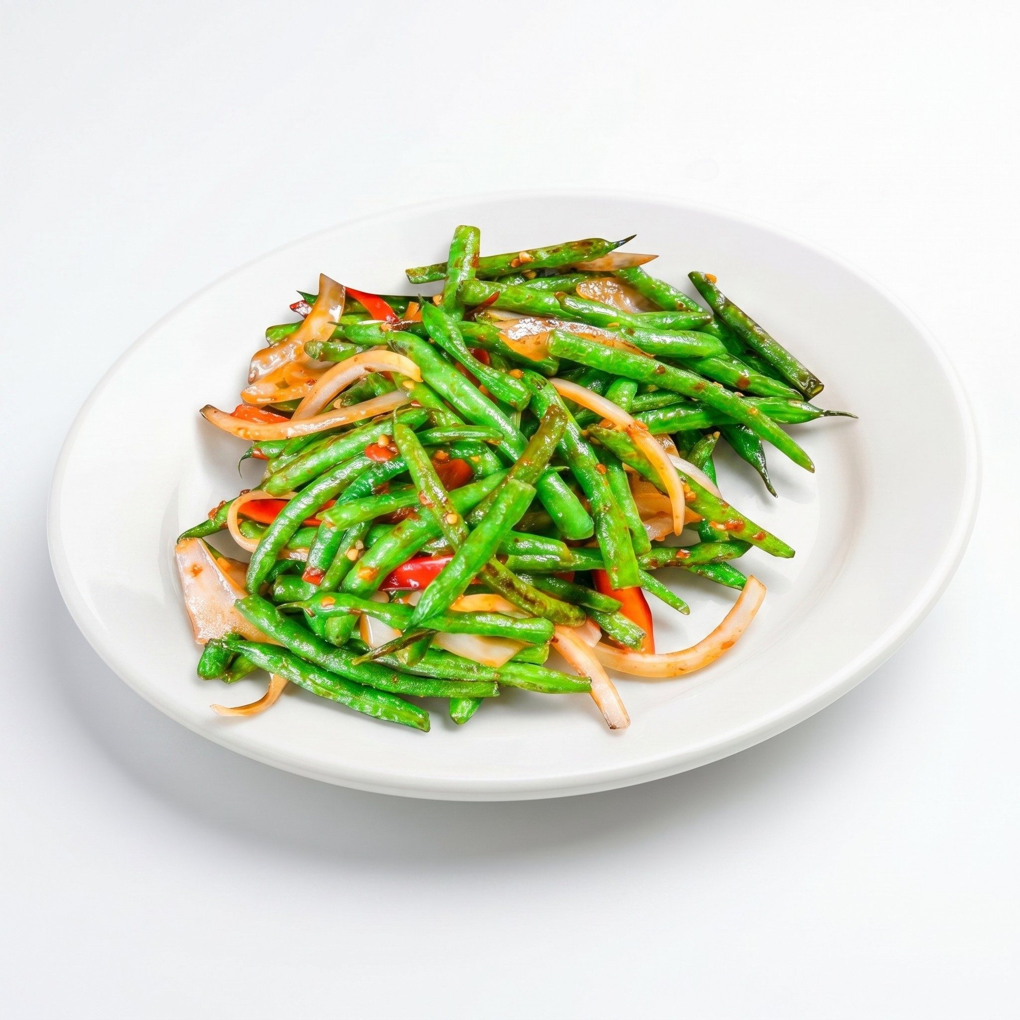 Pan Fried String Beans.