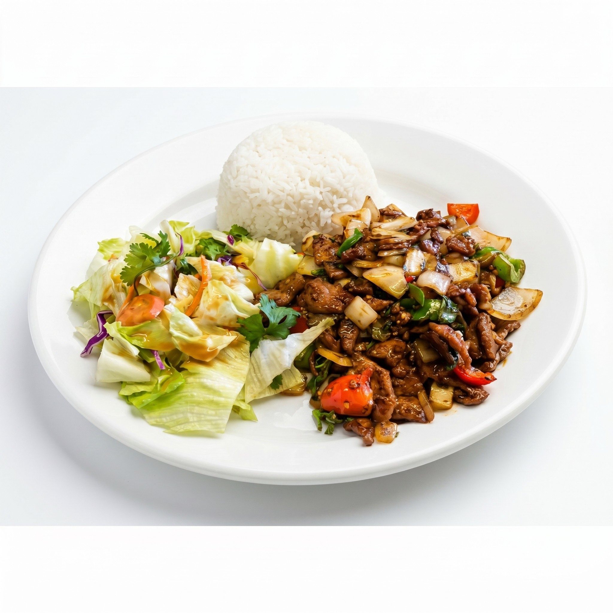 Bangkok Basil Beef.